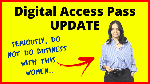 Digital Access Pass Review Veena Prashanth Digital Access Pass Review Veena Prashanth