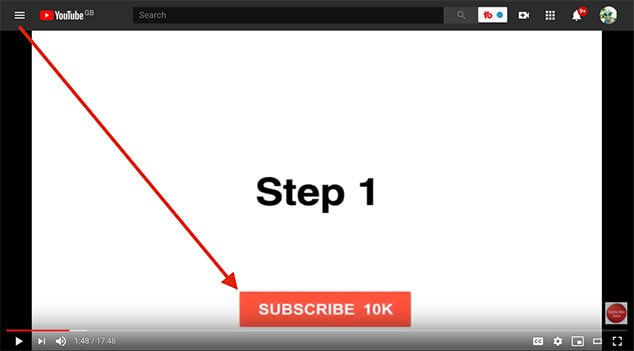 If you have transitions like I have in my videos, then take advantage of this dead space and place a popup to encourage people to subscribe to your Youtube channel.