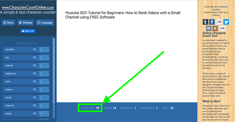 When writing the title for your video. Make sure to start with your main keyword. Then cram as many additional keywords in your title as possible.